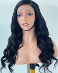 Raw Human Hair, Body Wave Hair Wig.