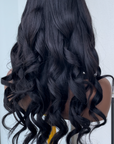 Raw Human Hair, Body Wave Hair Wig.