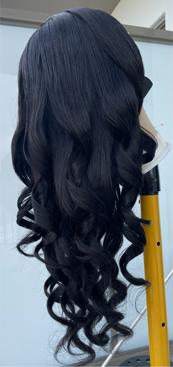 Raw Human Hair, Body Wave Hair Wig.