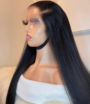 Straight Virgin Human Hair Wig